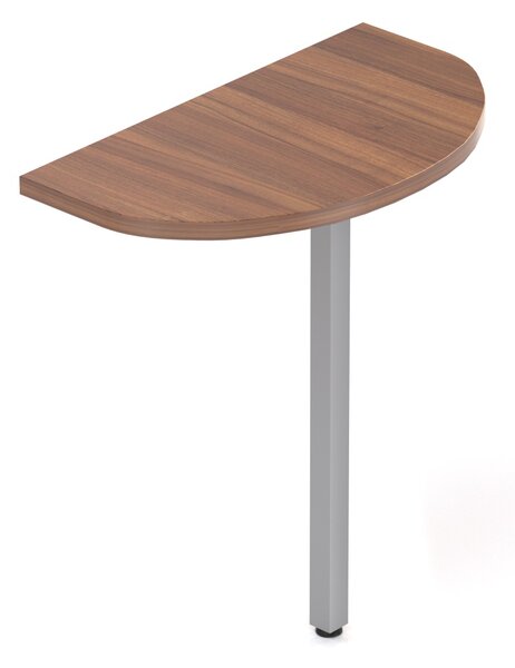 NABYTEK-DESIGNOVY.CZ - PR70 19 - Přístavný stůl KOMFORT 70x40 cm, ořech/šedá