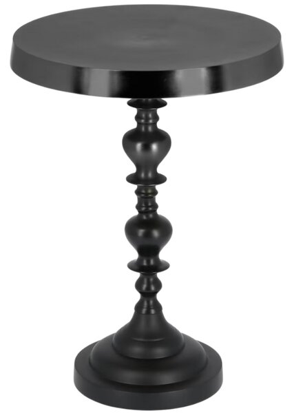 Černý kovový odkládací stolek Kave Home Shaine 34 cm