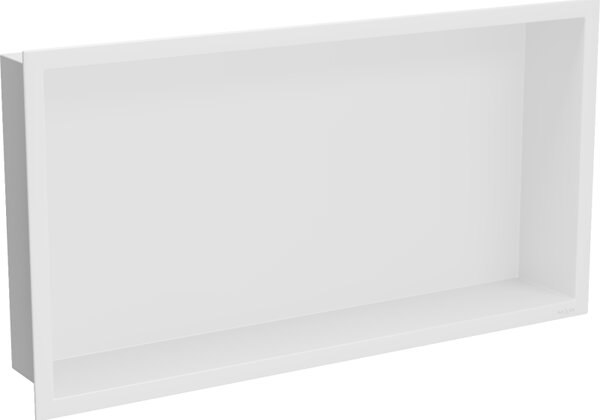 Mexen X-Wall-R, polička na zapuštění na obklad s límcem 60 x 30 cm, bílá, 1920603010