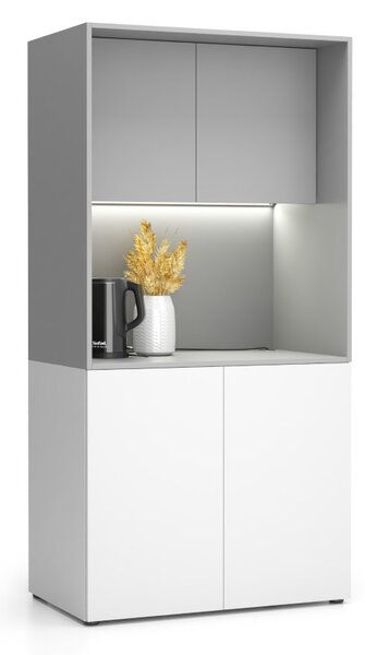 Kuchyňka NIKA bez vybavení 1000 x 600 x 2000 mm, šedá