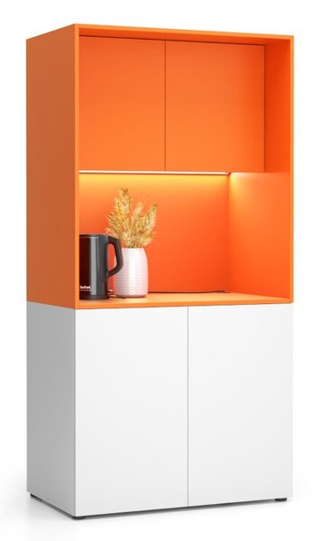 Kuchyňka NIKA bez vybavení 1000 x 600 x 2000 mm, oranžová