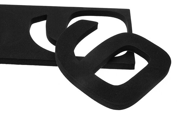 MPM Černé nalepovací designové hodiny MPM E01.3509