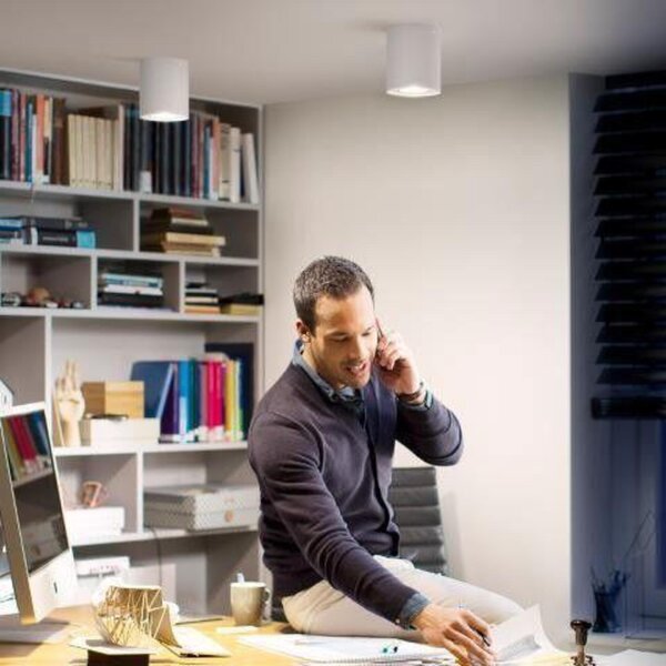 Philips Hue WA Pillar bodové LED svítidlo GU10 1x5W 350lm 2200-6500K IP20 bílá + ovladač
