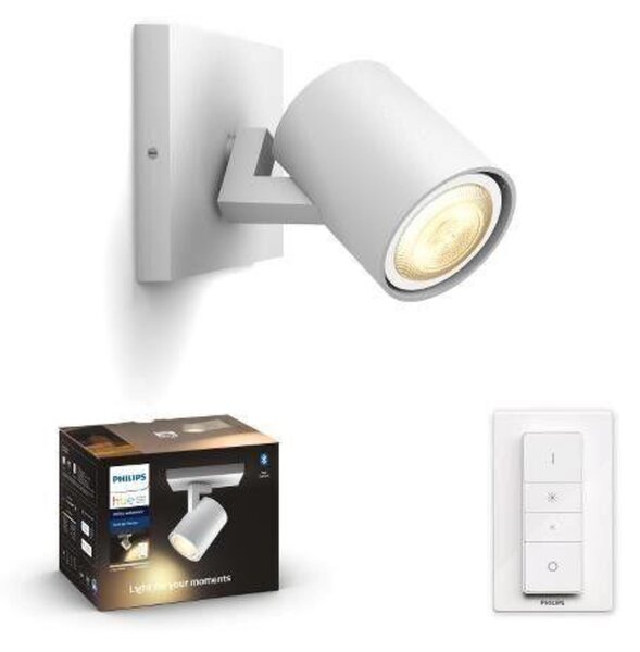 Philips Hue WA Runner bodové LED svítidlo GU10 5W 350lm 2200-6500K IP20 bílá +ovladač