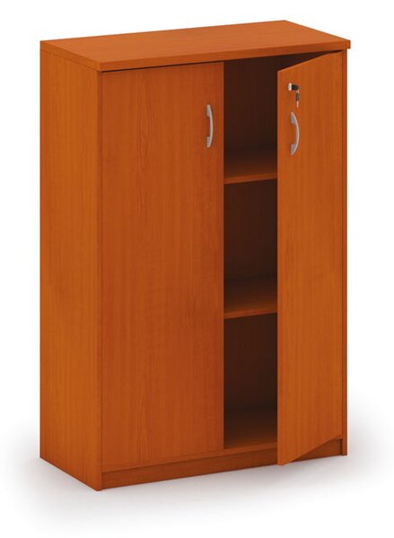 Kancelářská skříň MIRELLI, 800 x 400 x 1200 mm, třešeň