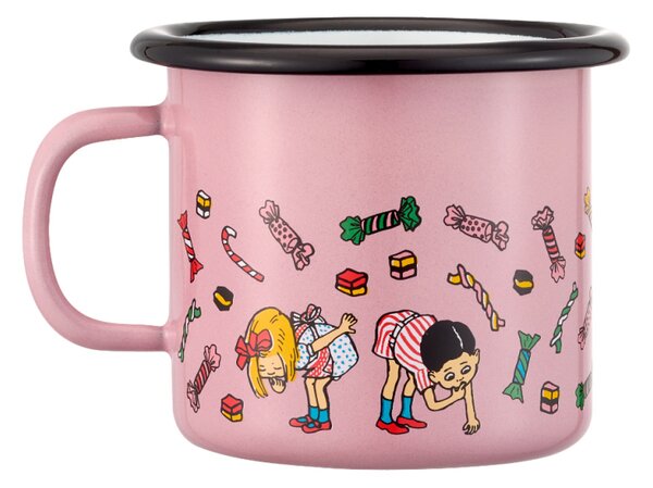Muurla Hrnek Pippi Candy 2,5 dl, smalt / růžový
