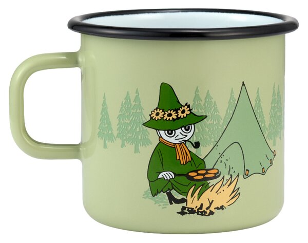 Muurla Hrnek Moomin Campers 0,55l, smalt / zelený