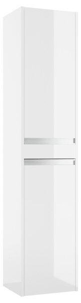 VYSOKÁ SKŘÍŇ, bílá, bílá, 35/160/30 cm MID.YOU - Koupelnové série, Online Only