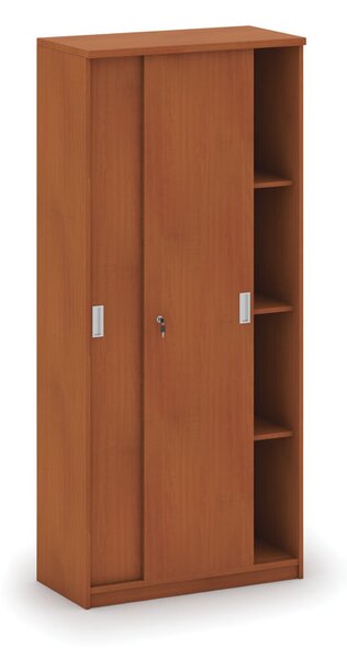 Skříň zasouvací MIRELLI, 800 x 400 x 1800 mm, třešeň