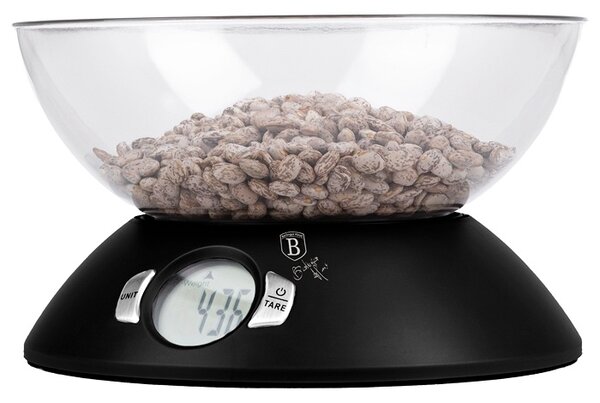 Váha kuchyňská digitální 5 kg s miskou Matte Black Collection