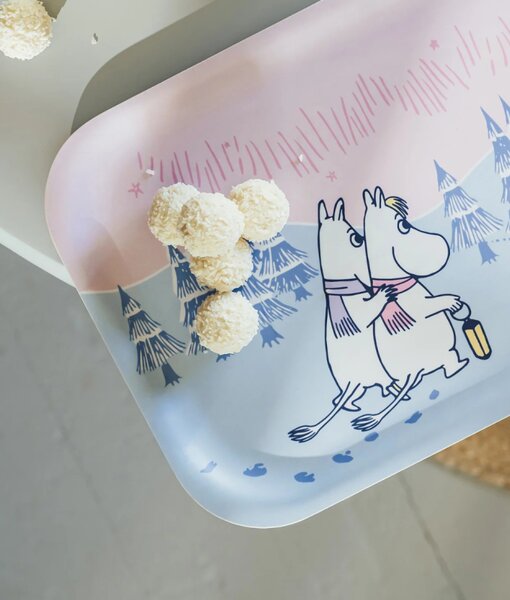 Muurla Podnos Moomin Frosty Day 43x22cm