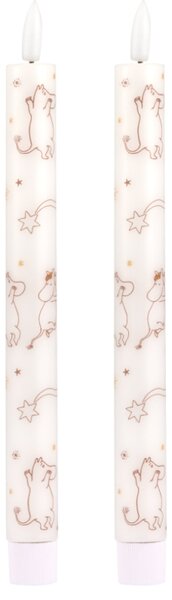 Muurla LED svíčky Moomin Comet, 2ks / vysoké