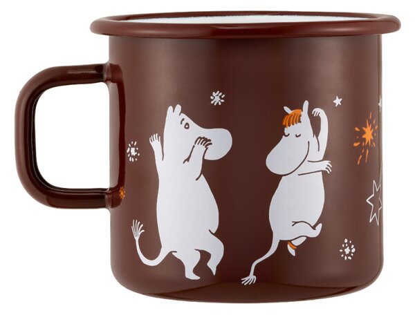 Muurla Hrnek Moomin Comet 0,55l, smalt / hnědý