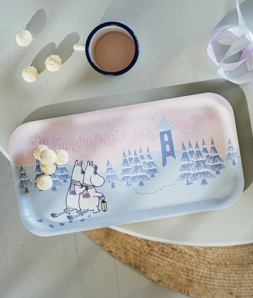 Muurla Podnos Moomin Frosty Day 43x22cm