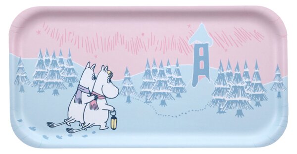 Muurla Podnos Moomin Frosty Day 43x22cm
