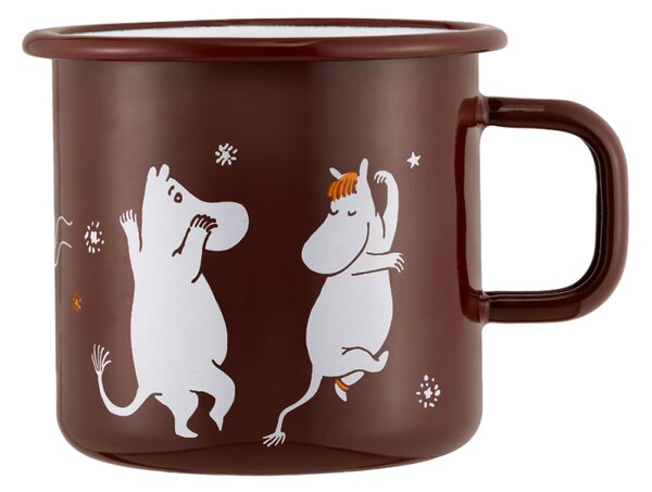 Muurla Hrnek Moomin Comet 0,55l, smalt / hnědý