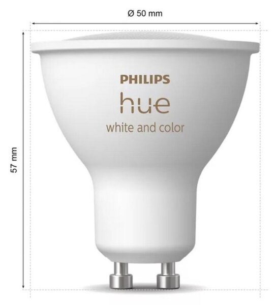 Philips Hue WCA 3x LED žárovka, 4,2W, 400lm, ovladač, bridge
