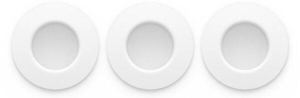 Philips Hue WCA Slim zápustné svítidlo 3x LED 8,3W 750lm 2200-6500K RGB CRI80 9cm kulaté IP44, bílé