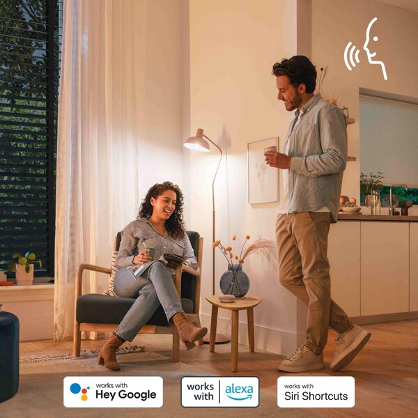 WiZ Smart LED Žárovka Filament čirá 7 W (ekv. 60 W) 806lm 2700-6500K A60 E27