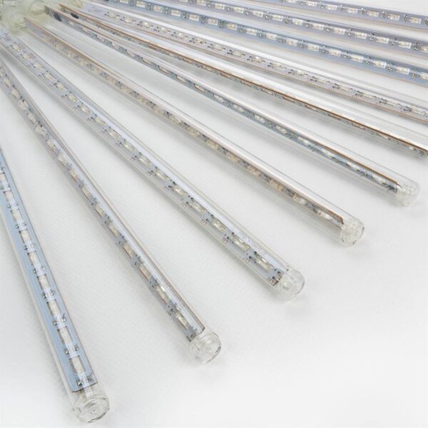 Vánoční LED osvětlení padající sníh, 180 LED, barevné