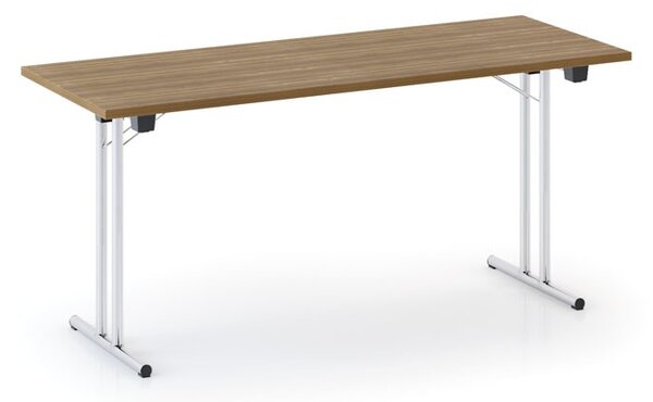 Skládací konferenční stůl FOLDING, 160x80 cm, ořech