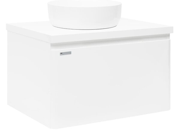 Koupelnová skříňka pod umyvadlo Naturel Ancona 80x46 cm bílá lesk ANCONA280BLD