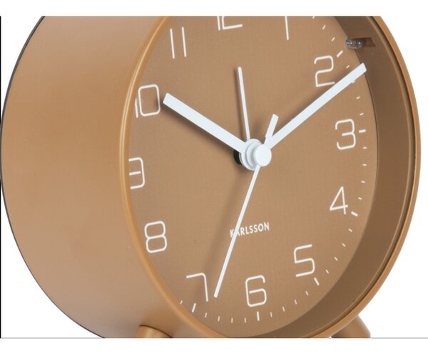 Designový budík 5752BR Karlsson 11cm