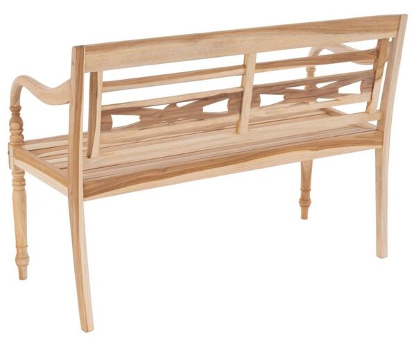 DIVERO Zahradní dřevěná lavička - 119 cm