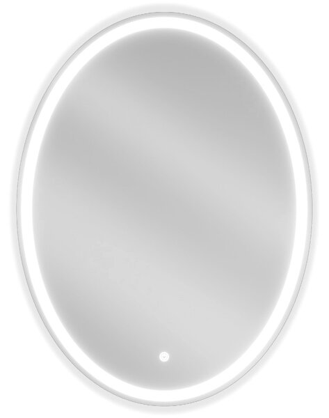Mexen Elz podsvícené koupelnové zrcadlo 60 x 80 cm, LED 6000K, ventilátor