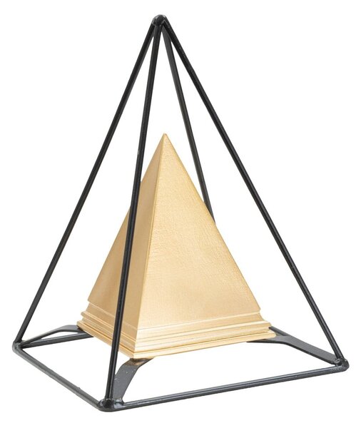Kovová soška ve zlatém dekoru Mauro Ferretti Piramid
