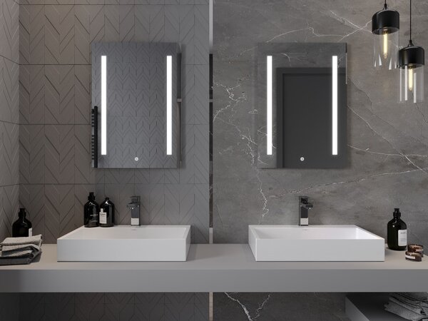Mexen Remi, LED koupelnové zrcadlo s podsvícením 50 x 70 cm, 6000K, ochrana proti zamlžování, 9804-050-070-611-00