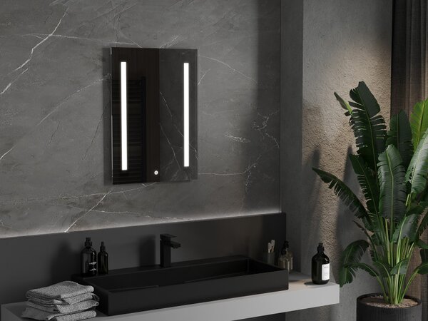 Mexen Remi, LED koupelnové zrcadlo s podsvícením 50 x 70 cm, 6000K, ochrana proti zamlžování, 9804-050-070-611-00