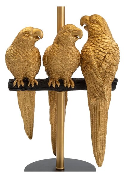 Černá stolní lampa Mauro Ferretti Parrots