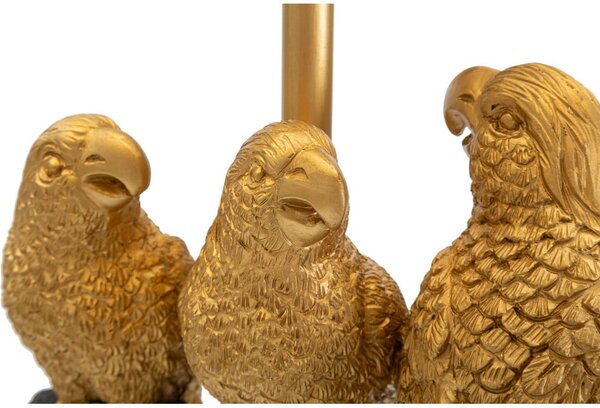 Černá stolní lampa Mauro Ferretti Parrots