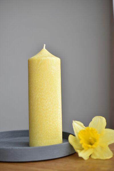 Supeko svíčka válec 17 cm žlutý