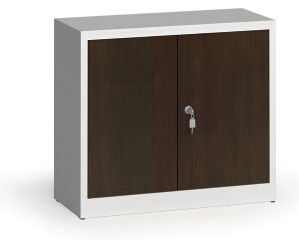 Svařované skříně s lamino dveřmi, 800 x 920 x 400 mm, RAL 7035/wenge