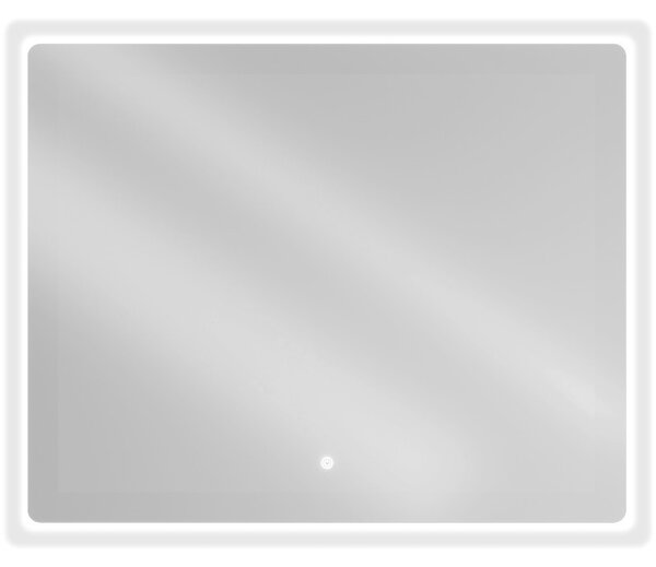 Mexen Sun, LED koupelnové zrcadlo s podsvícením 100x80 cm, 6000K, ochrana proti zamlžování, 9807-100-080-611-00