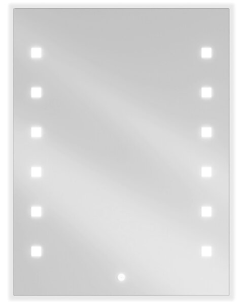 Mexen Ner, LED koupelnové zrcadlo s podsvícením 60x80 cm, 6000K, ochrana proti zamlžování, 9809-060-080-611-00
