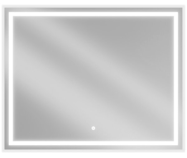 Mexen Miko, LED koupelnové zrcadlo s podsvícením 100 x 80 cm, 6000K, ochrana proti zamlžování, 9819-100-080-611-00
