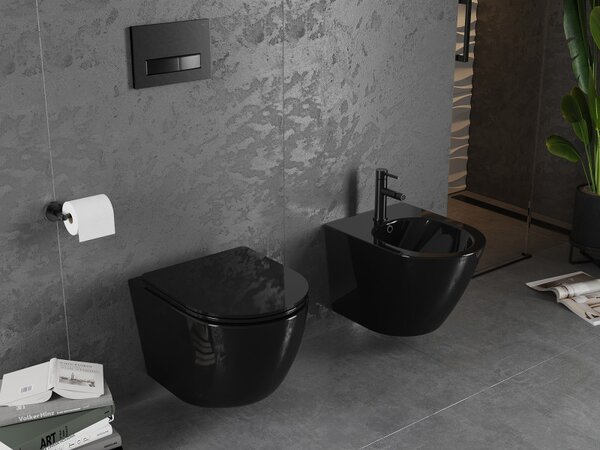 Mexen Lena závěsný bidet, černá, 35224870