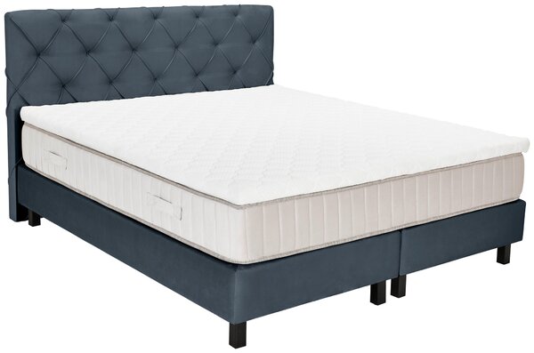 POSTEL BOXSPRING, 180/200 cm, tmavě šedá Esposa - Manželské postele