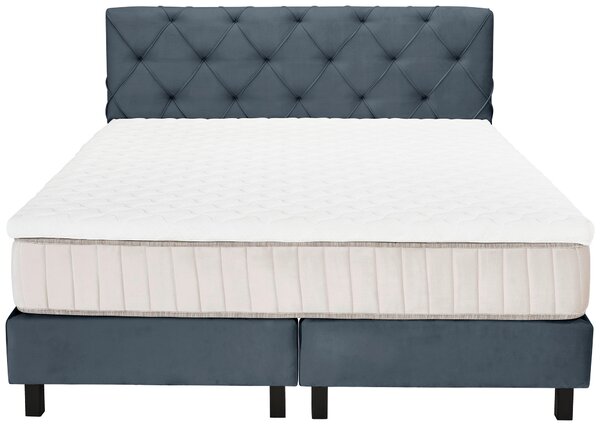 POSTEL BOXSPRING, 180/200 cm, tmavě šedá Esposa - Manželské postele