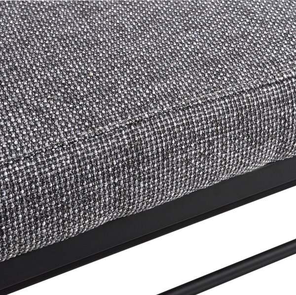 LAVICE S BOTNÍKEM, černá, tmavě šedá, 80/52/30 cm Carryhome - Regály na boty