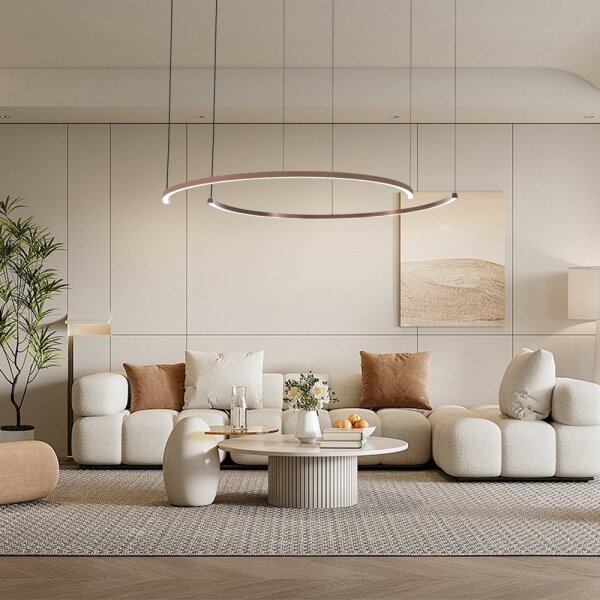 Immax NEO 07328L - LED Stm lustr na lanku FINO 72W/230V 120 cm rose gold Tuya+DO