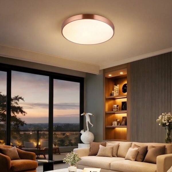 Immax NEO 07321L-LED Stm stropní sv NEO LITE SEMPLICI 36W/230V pr.40cm měděná+DO