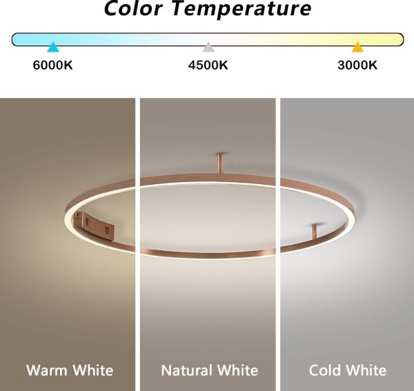 Immax NEO 07326-80C-LED Stm stropní sv FINO LED/55W/230V 80 cm Tuya rose gold+DO