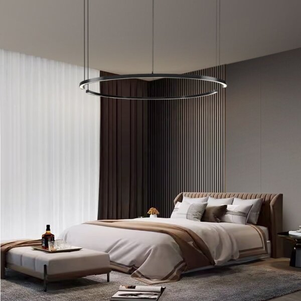 Immax NEO 07329L - LED Stm lustr na lanku FINO 72W/230V 120 cm černá Tuya+DO