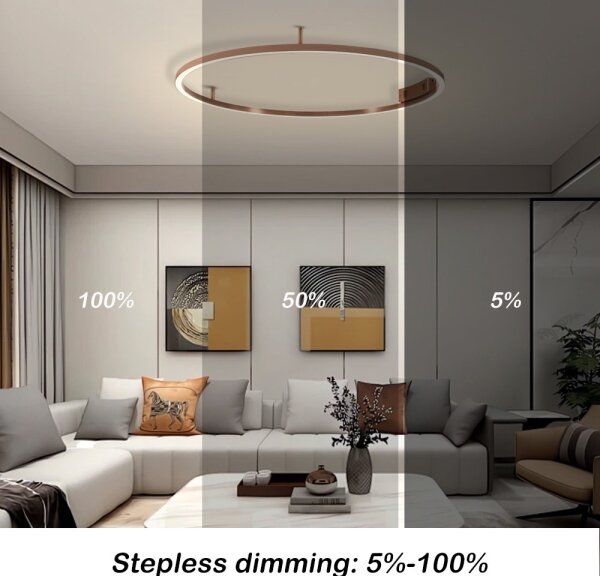 Immax NEO 07326-80C-LED Stm stropní sv FINO LED/55W/230V 80 cm Tuya rose gold+DO