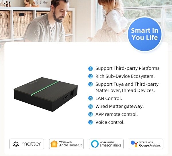 Immax NEO 07117-5 - MATTER BRIDGE Smart Zigbee 3.0 230V Wi-Fi