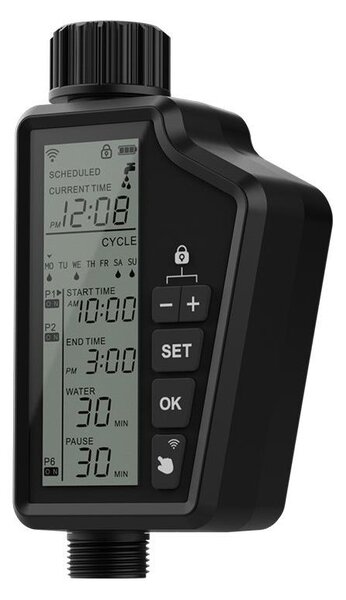 Immax NEO 07556L - Zavlažovací ventil 4xAA IP65 Wi-Fi Tuya